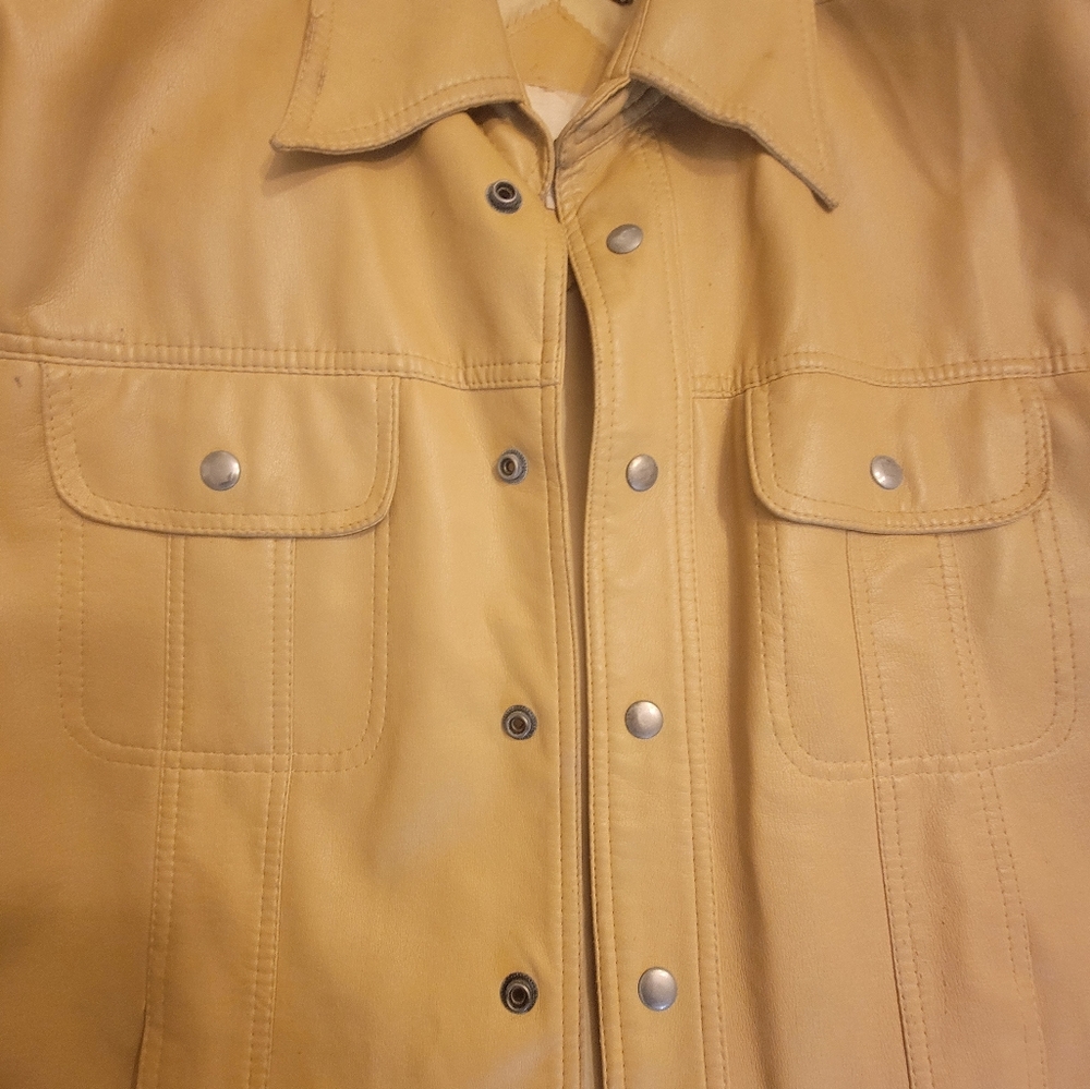 1970s Yellow PVC Vinyl jacket